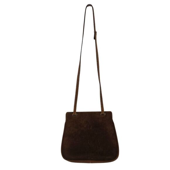 Rare Vintage Gucci Tan Suede & Cream Fur Bag with 24kt Gold Horsebit Hardware - Picture 10 of 10